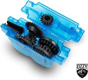 img 2 attached to Effortless Bicycle Chain Maintenance: Ozzy Outdoors Bike Chain Cleaning Tool with Rotating Brushes - Get a Bonus Gift!