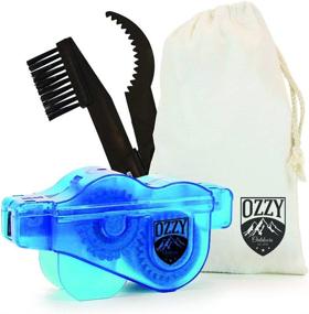 img 4 attached to Effortless Bicycle Chain Maintenance: Ozzy Outdoors Bike Chain Cleaning Tool with Rotating Brushes - Get a Bonus Gift!