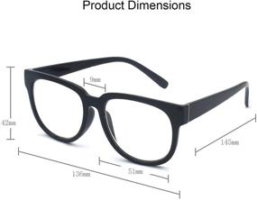 img 2 attached to Stylish Multi-color Plastic Frame Reading 👓 Glasses: EYE ZOOM Ladies Popular Style for Women