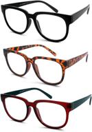 stylish multi-color plastic frame reading 👓 glasses: eye zoom ladies popular style for women logo