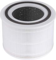 🌬️ levoit air purifier replacement filter, core 300-rf: true hepa & activated carbon, 1 pack – white, high efficiency логотип