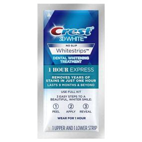 img 3 attached to 🦷 Crest 3D Whitestrips 1 Hour Express Teeth Whitening Kit - 7 Treatments for Fast Results