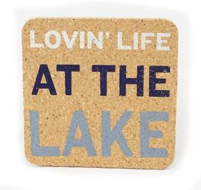 img 3 attached to 🌈 4" Square DEI Lake Sayings Coasters - Multicolor