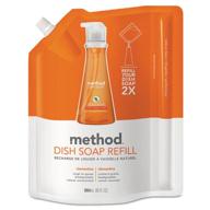 🍊 clementine scent dish soap refill - method mth01165, 1 each - orange logo