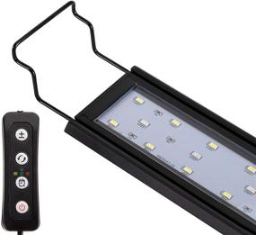 img 4 attached to hygger Adjustable Blue White LEDs Aquarium Light: Extendable Brackets, Aluminum Alloy Shell, Freshwater Fish Tank Lighting with Dimmer