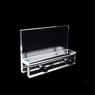 belmaks hanging aquarium: clear acrylic fish tank with led light holder lamp fixtures and support stands logo