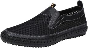 img 4 attached to 👞 MIXSNOW Stylish Loafers for Casual Walks in WDBlue, Size 48