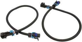 img 3 attached to Enhance Your LS Camaro and Firebird Performance with Michigan Motorsports LS1 02 Oxygen Sensor Header Extension Harness - 24 inch 4 pin, O2 Extender Fitment for Pontiac Chevy Applications