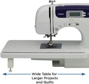 img 3 attached to 🧵 Brother CS6000i Sewing and Quilting Machine: 60 Built-in Stitches, LCD Display, Wide Table, 9 Sewing Feet Included