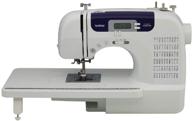 🧵 brother cs6000i sewing and quilting machine: 60 built-in stitches, lcd display, wide table, 9 sewing feet included logo