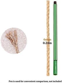 img 3 attached to 🐱 Premium Amakunft Hemp Rope for Cat Tree and Tower - Durable DIY Cat Scratcher Sisal Rope for Cat Scratching Post Replacement, Provides Flexible and Fun Scratching Pad