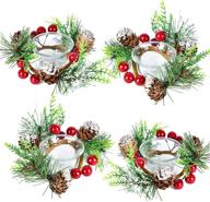 artiflr christmas pinecone decorative tealight logo