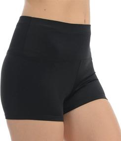 img 2 attached to 🩴 High-Waisted Dance Booty Shorts for Anza Girls