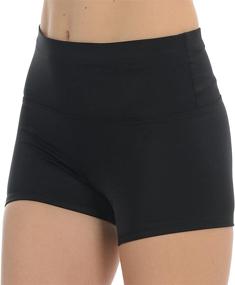 img 3 attached to 🩴 High-Waisted Dance Booty Shorts for Anza Girls