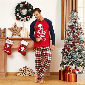 img 3 attached to 🎄 Women's Clothing: Sleepwear with Christmas Print and Letter Design - Perfect for Lingerie, Sleep & Lounge