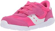 stylish saucony kids jazz sneaker magenta boys' shoes: top choice for trendy sneakers logo