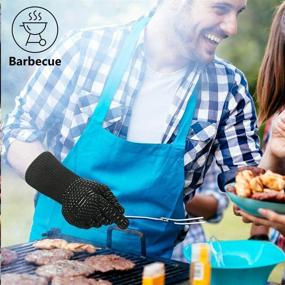 img 1 attached to Resistant Cut Resistant Non Slip Silicone Barbecue