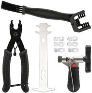 🚲 soohao bike chain tools kit - ultimate set for bike chain repair: plier, breaker, brush, checker + extra missing links logo