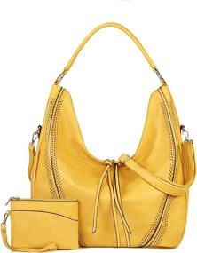img 4 attached to Satchel Leather Purses Handbags Crossbody Women's Handbags & Wallets in Satchels