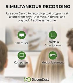 img 1 attached to 📹 Upgrade Your Recording Capabilities with SiliconDust HDHomeRun Servio 2TB Expansion - Record Over 300+ Hours of TV Content!