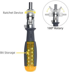img 3 attached to 🔧 КЕР 11 в 1 Реверсивный мультитул отвертка: профессиональный, регулируемый и магнитный ремонтный инструмент