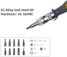 img 2 attached to 🔧 КЕР 11 в 1 Реверсивный мультитул отвертка: профессиональный, регулируемый и магнитный ремонтный инструмент