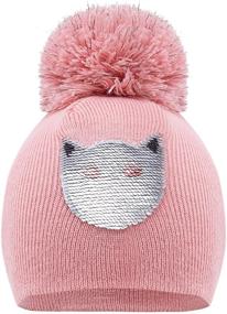 img 4 attached to ❄️ Winter Cotton Toddler Jacquard Boys' Accessories and Cold Weather Gear by ASUGOS