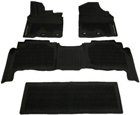 img 2 attached to Toyota PT206-60160-02 All-Weather Floor Liner 1-Pack in Black