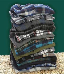 img 1 attached to 👖 Cozy Comfort: Gioberti Boys Yarn Dye Brushed Flannel Lounge & Pajama Pants with Elastic Waist