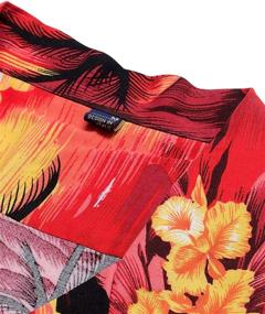 img 2 attached to Comfortable and Stylish: Alimens Gentle 👔 Cotton Regular Hawaiian Men's Shirts for Ultimate Elegance