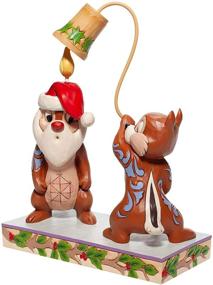 img 1 attached to 🎄 Enesco Jim Shore Disney Traditions Chip and Dale Christmas Figurine: Stunning 8.2 Inch Multicolor Collectible