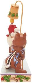 img 2 attached to 🎄 Enesco Jim Shore Disney Traditions Chip and Dale Christmas Figurine: Stunning 8.2 Inch Multicolor Collectible