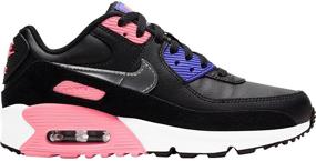 img 3 attached to Nike Leather Trainers Metallic Numeric_5 Girls' Shoes for Athletic