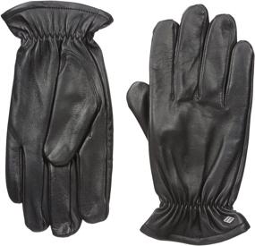 img 1 attached to 🧤 X Large Men's Accessories: Leather Gloves with Melange Fleece