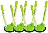 🥪 yuff baggy sandwich racks holder, food storage bags clip (4 pack) - efficient plastic kitchen gadget for hassle-free cooking solutions логотип