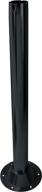 🔲 black pedestal table legs - russell products ma-939b - 27.5 inches tall logo