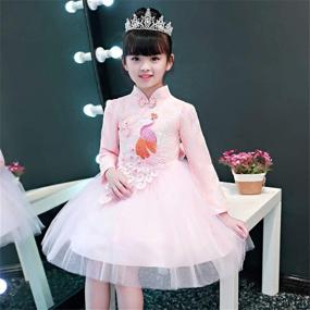 img 2 attached to 👘 Chinese Cheongsam Embroidery Princess Girls' Clothing by SKY ST