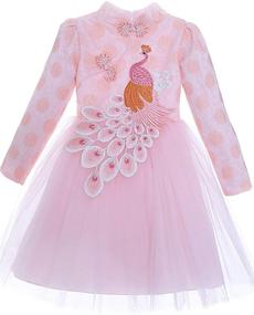 img 4 attached to 👘 Chinese Cheongsam Embroidery Princess Girls' Clothing by SKY ST