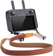 seaskyrc lanyard: shoulder strap for dji smart controller mavic 2 pro/zoom 🔑 air2 - screen remote controller neck tape accessories with stainless steel screws [brown] logo