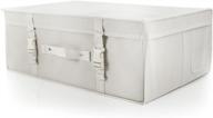 👗 hangerworld wedding dress storage box with archival acid free tissue paper - bridal gown preservation kit (medium, white) логотип