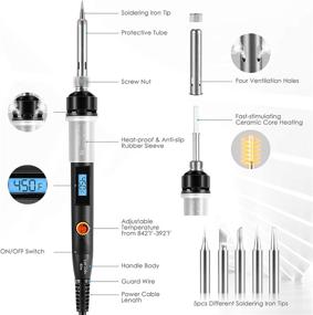 img 1 attached to 🔥 SREMTCH Professional Adjustable Temperature Electronics: A Reliable Choice for Accurate Heat Control