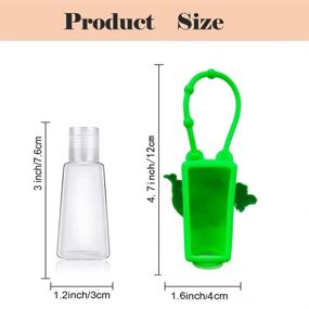 img 2 attached to Choeeu Refillable Silicone Sanitizer Containers: Convenient, Durable, and Efficient