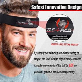 img 3 attached to 🥊 Premium Reflex Ball Headband - BattlePulse Soft Multilayer Boxing Ball - 360-Degree Buckle - 2 Difficulty Levels - Speed Ball for Hand-Eye Coordination Training