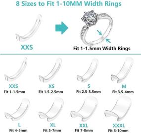 img 3 attached to 🔧 Invisible Ring Size Adjuster: Perfect Fit for Loose Rings! (8 PCS)
