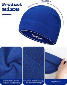 img 2 attached to 🧢 6-Pack of Satinior Winter Fleece Skull Caps Helmet Liners - Warm Multifunctional Beanies for Men