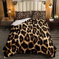 leopard comforter cheetah children twin logo