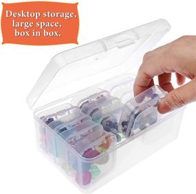 img 2 attached to Plastic Rectangular Classified Organizer 2 12X2 12X0 78