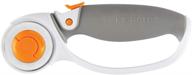 🔪 fiskars 195240-1001 titanium easy blade change rotary cutter: effortless cutting with 45 mm precision logo