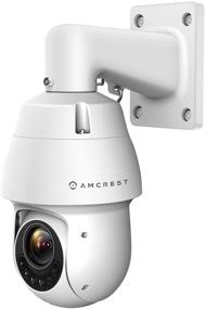 img 4 attached to 📸 Amcrest 2MP Outdoor PTZ POE + IP Camera with Pan Tilt Zoom (25x Motorized Optical) ProHD POE+ Security Speed Dome, CMOS Image Sensor, 328ft Night Vision, POE+ (802.3at) IP66, 2MP, IP2M-863EW-AI