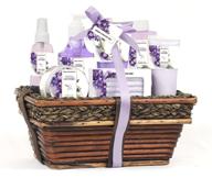 🛀 luxury green canyon spa gift basket for mothers day - lavender scented 8-piece bath and body set, perfect for women and mother in law logo